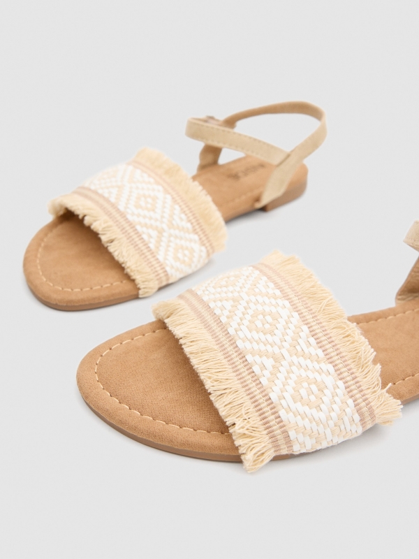 Valance sandal sand detail view