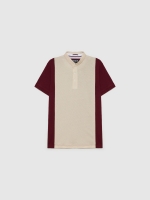 %Pto% Vertical band pole burgundy
