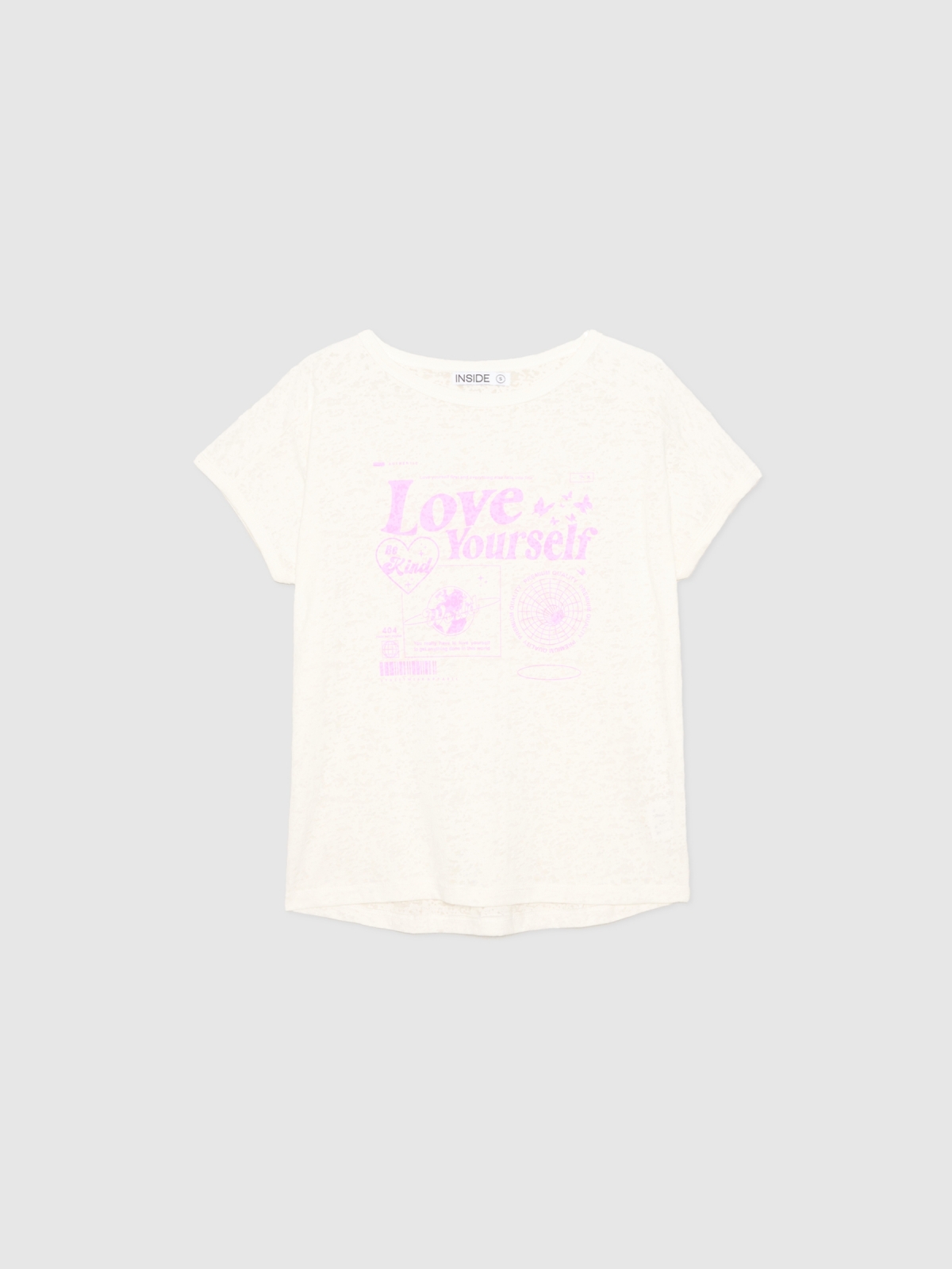  Love Yourself tank top off white