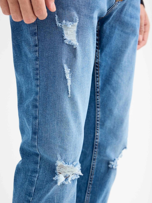 Regular jeans blue detail view