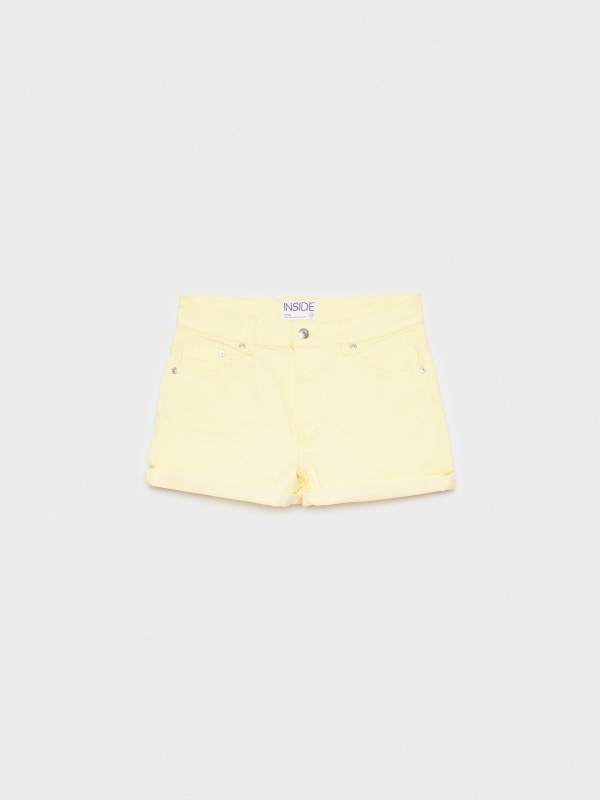  Short sarga colores amarillo