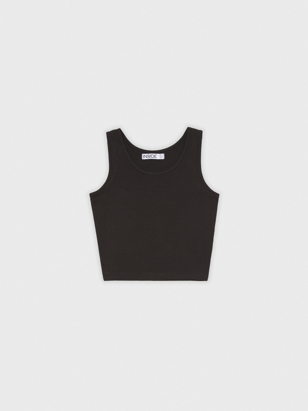  Basic sleeveless top black