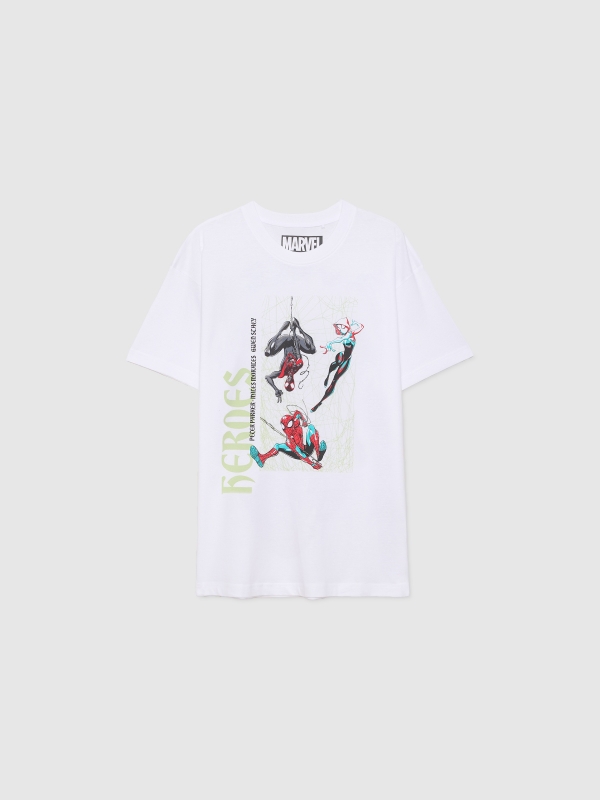  Spiderman Heroes T-shirt white