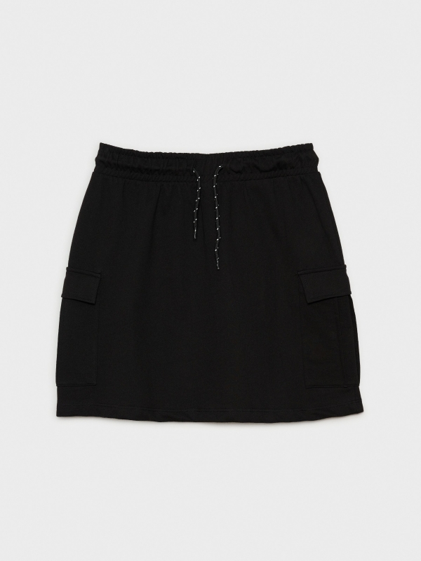  Falda cargo ajustable negro