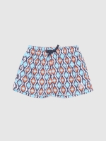 %Pto% Bañador geométrico naranja