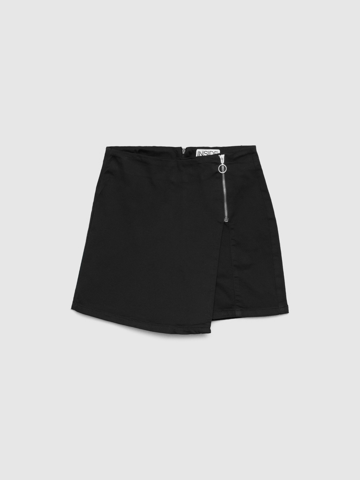 %Pto% Falda pantalón cruzada negro