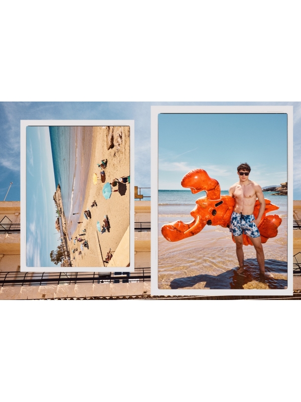  Fato de banho tie dye branco