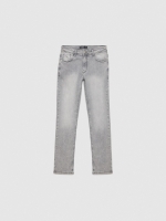 %Pto% Jeans regular denim gris gris vista frontal