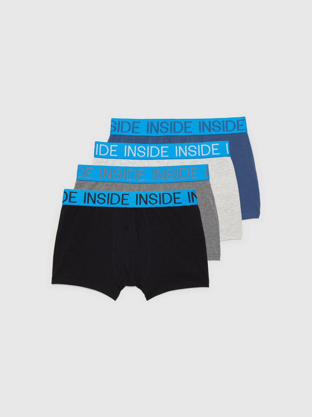 Cuecas boxer Pack 4 multicolorido