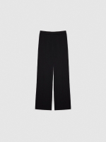 %Pto% Pantalón fluido textura negro