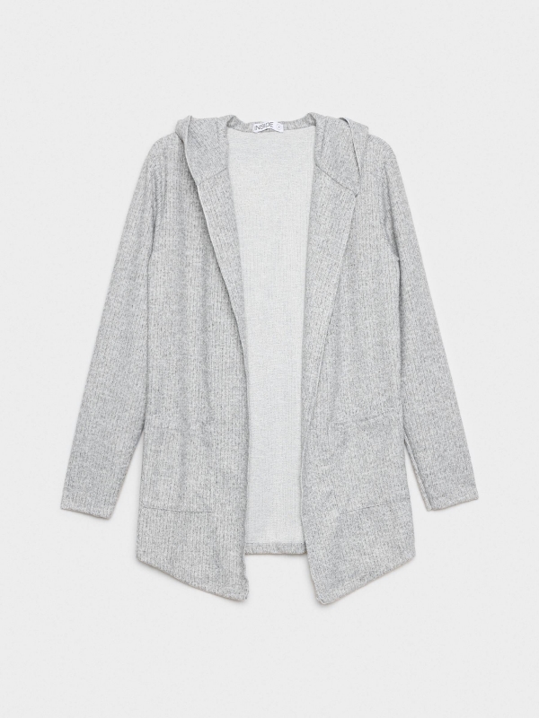  Open cardigan medium grey