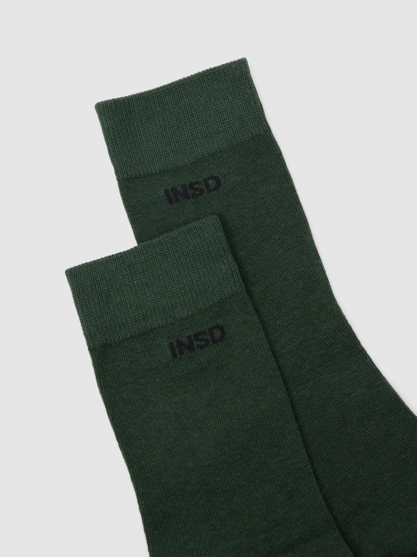 Basic logo socks Pack 3 multicolor front view