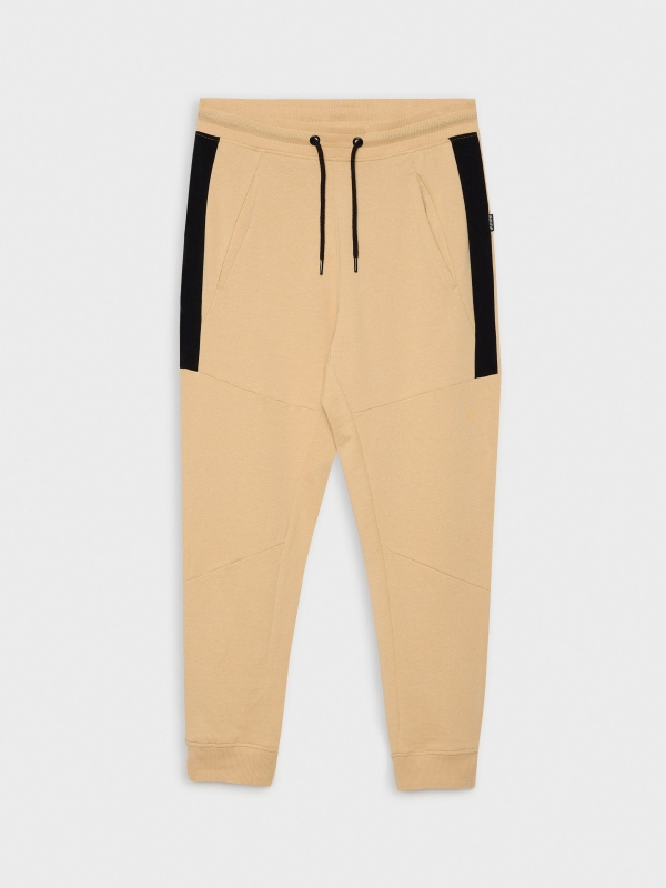  Calças desportivas jogger camel