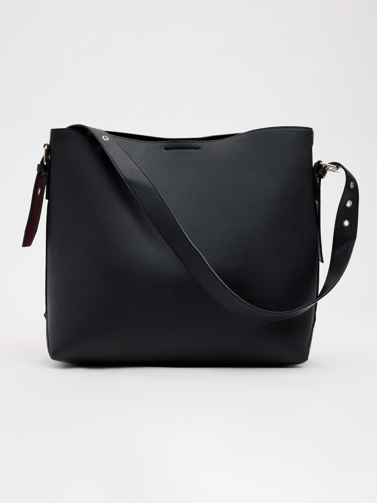 Bolso shopper asa ajustable negro