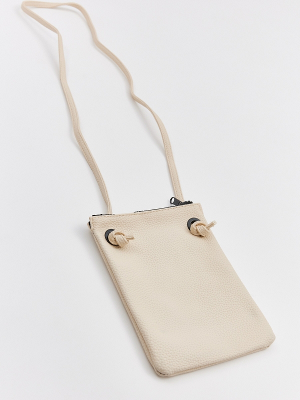 Bolso bandolera nudos arena