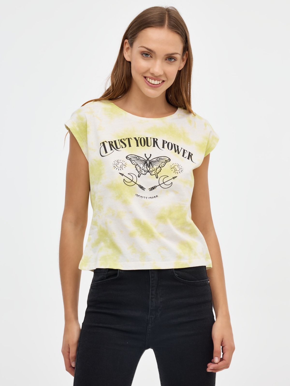 Camiseta Trust your Power lima vista media frontal