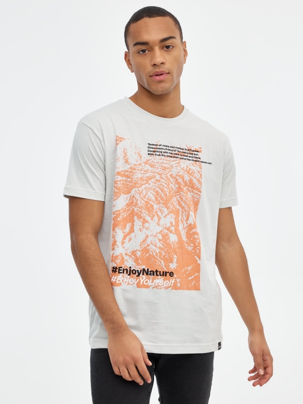 T-shirt with nature print