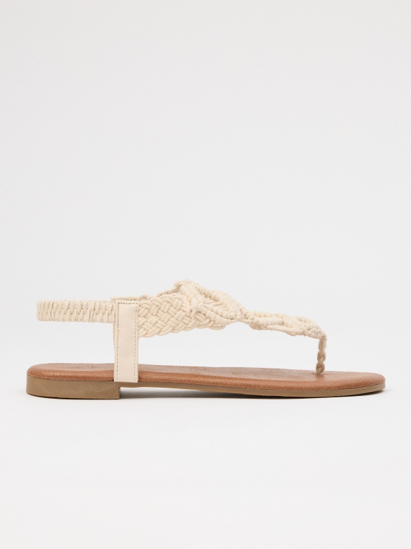 Sandálias Macramé off white