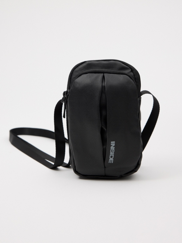 Bolso smartphone hombre negro