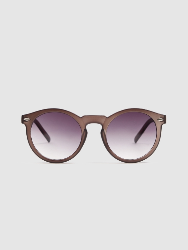 Round acetate sunglasses