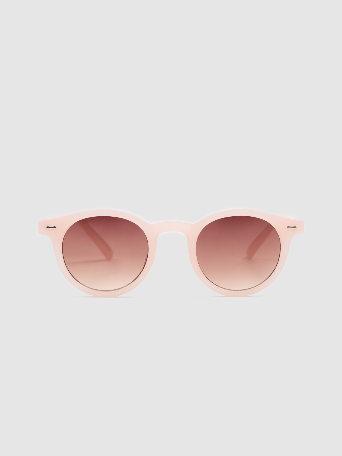 Round acetone sunglasses