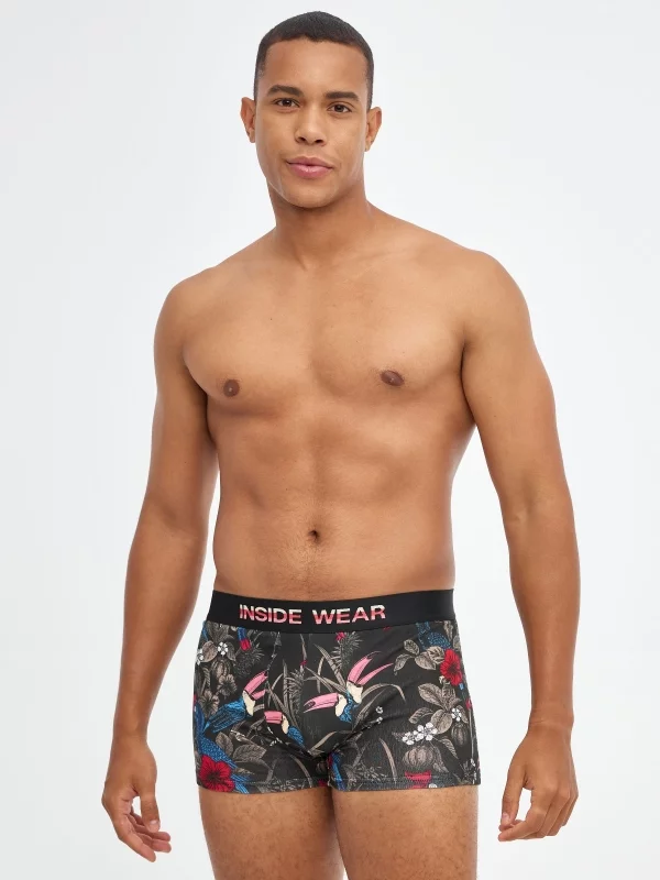 Pack 3 boxers print floral