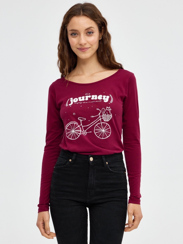 T-shirt The Journey granada vista meia frontal