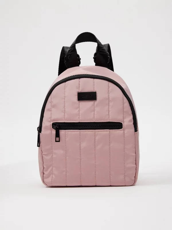 Nylon casual backpack pink