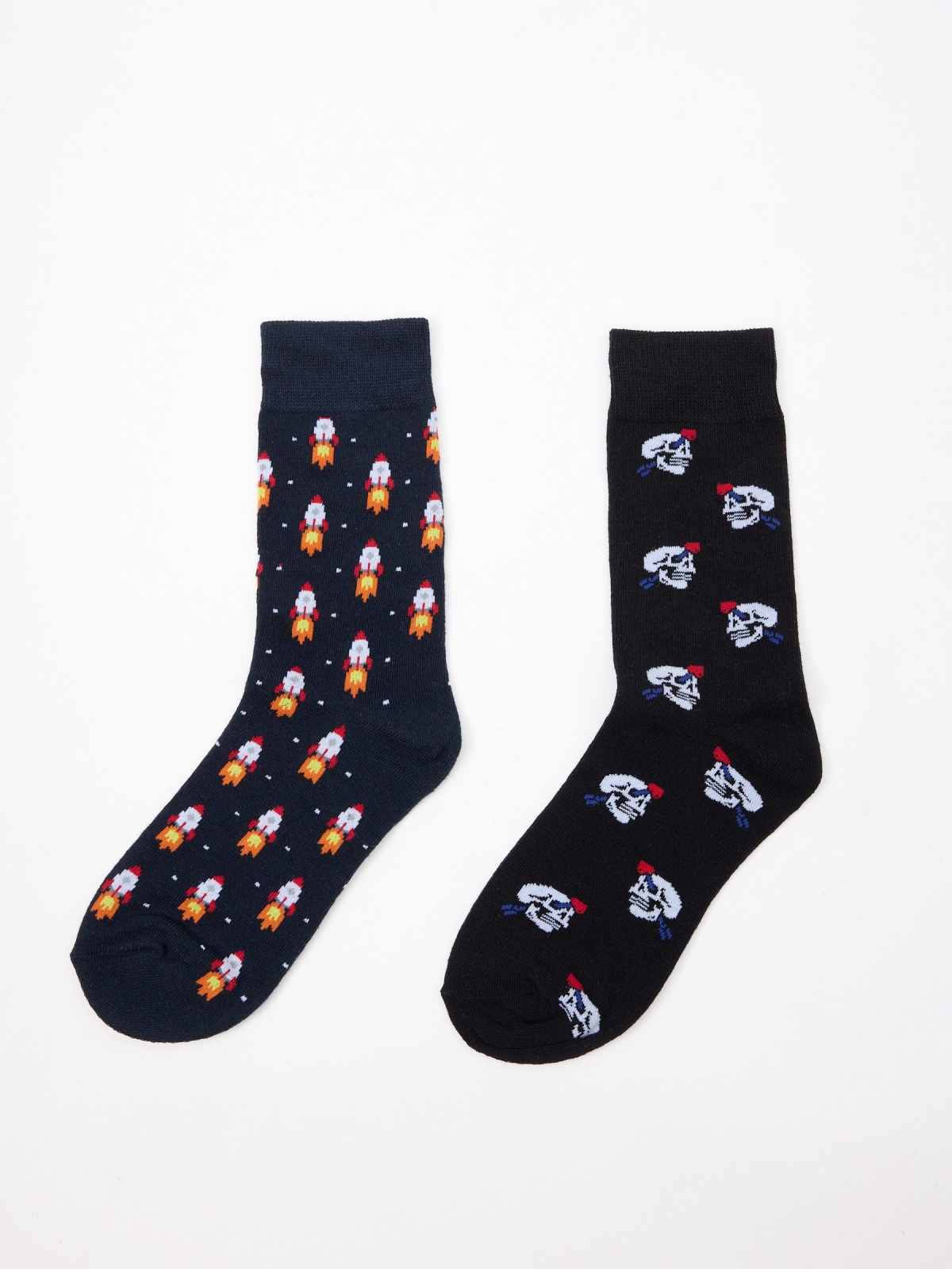 Pack of 2 fancy socks