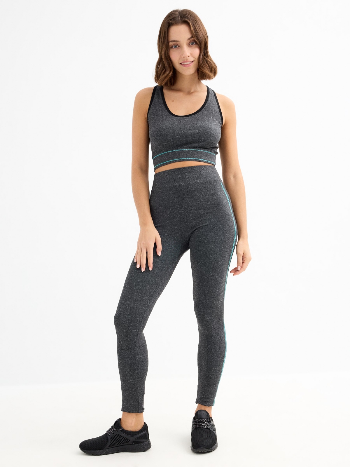 Seamless high-waist leggings