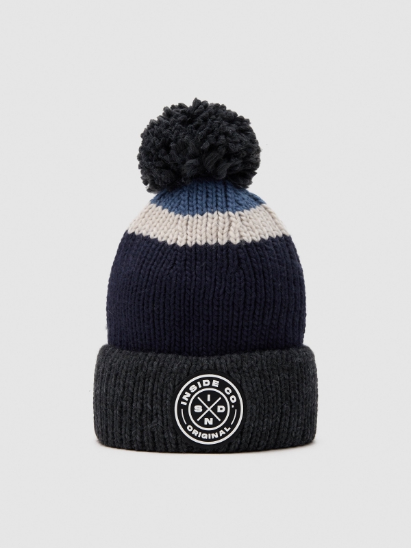 Men's hat with pompom