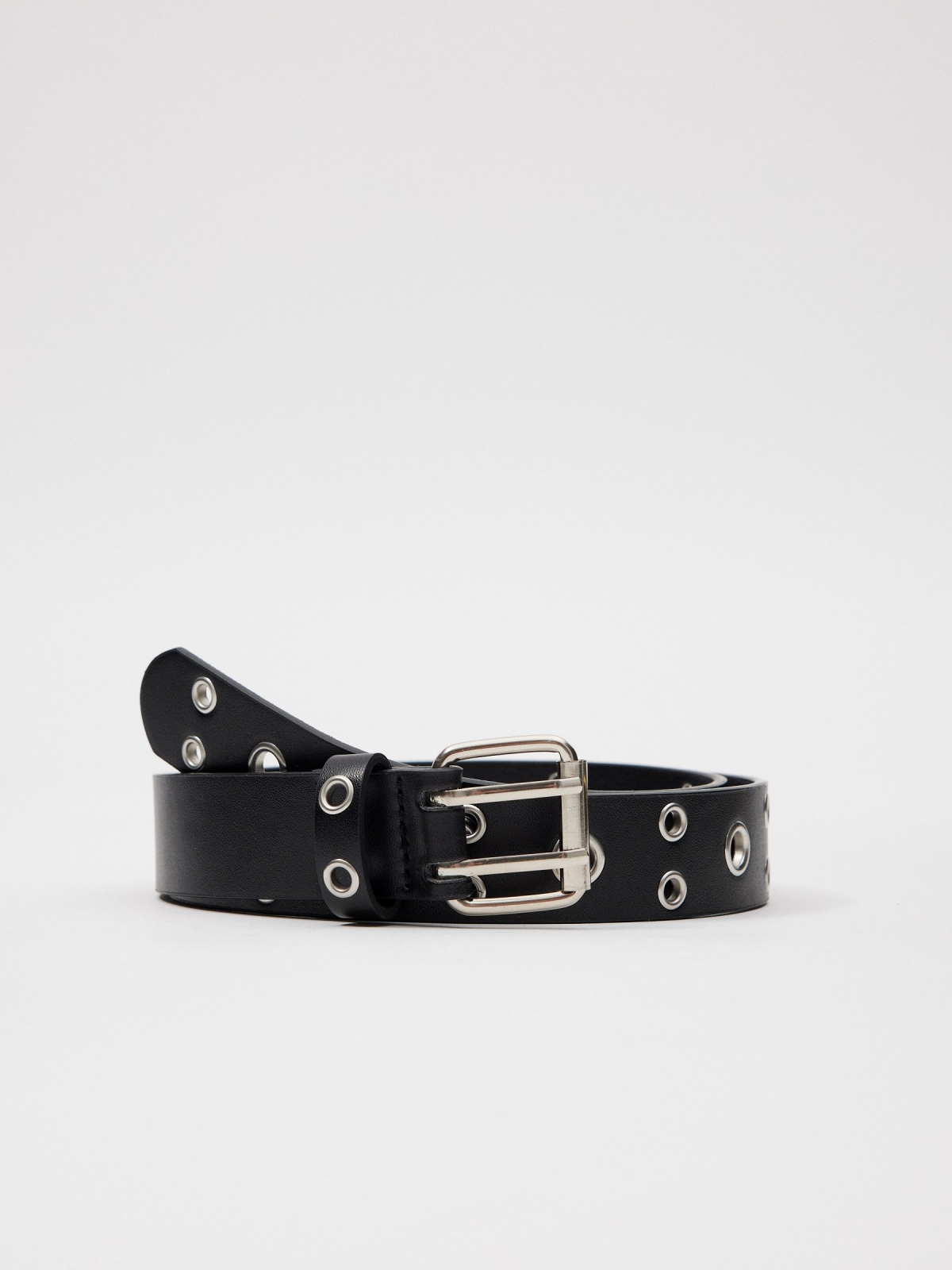 Studded and grommet belt