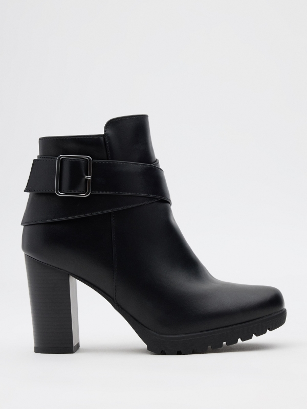 Ankle boots buckle cross straps