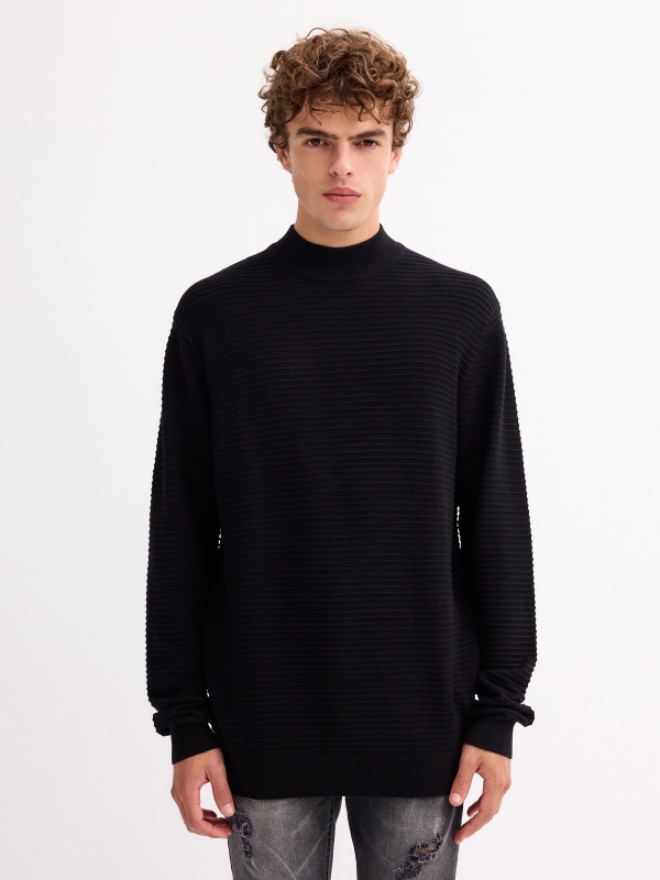 Regular sweater perkins collar