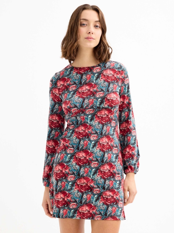 Poppies mini dress