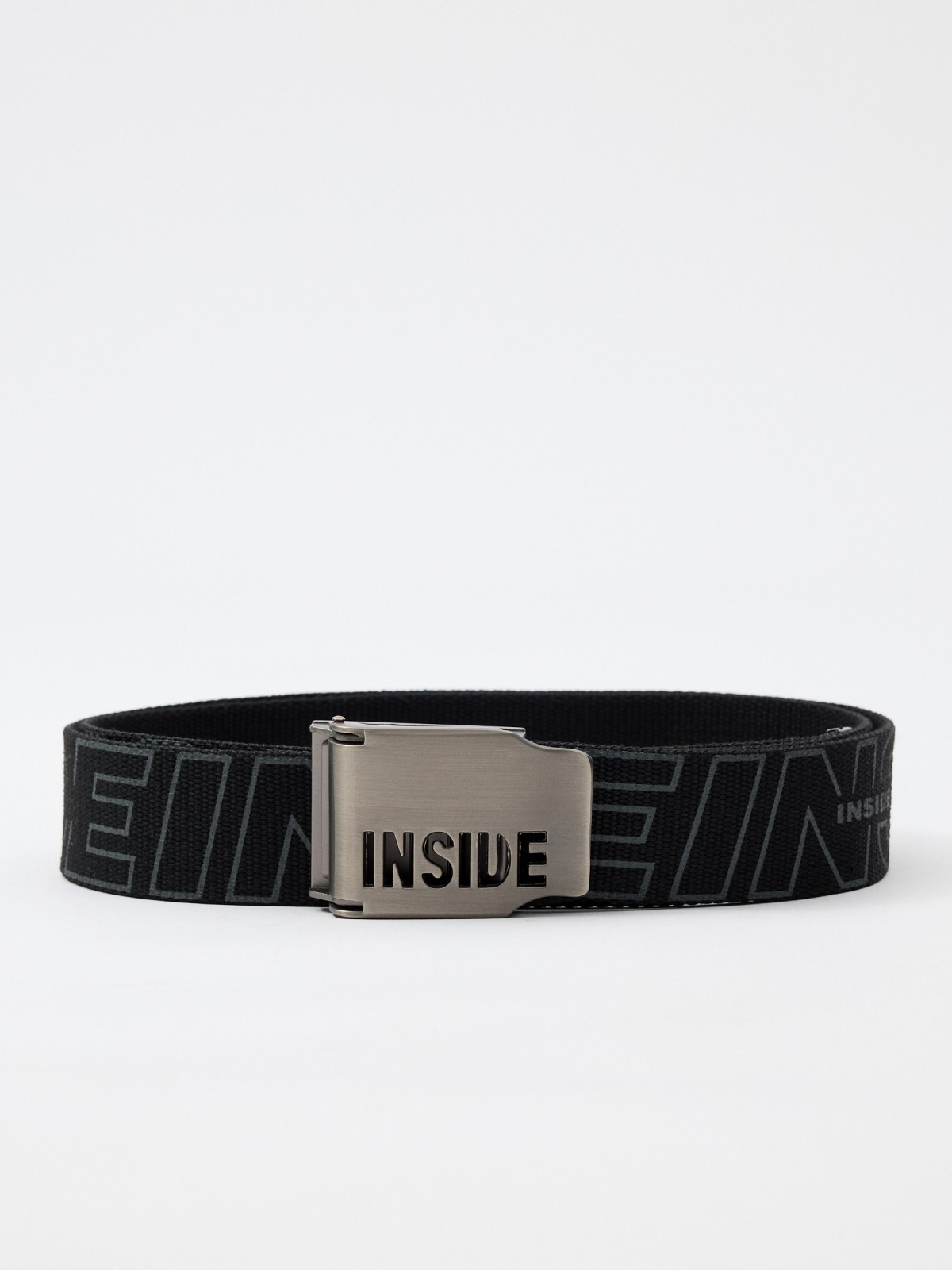 Printed canvas belt