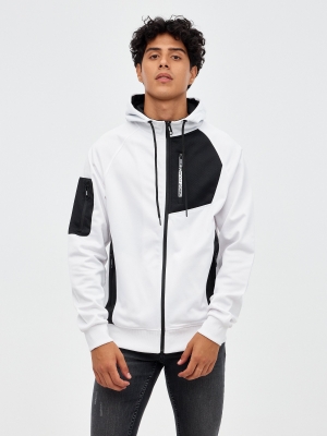 Sudadera con cremallera multibolsillos • Sudaderas Hombre • INSIDE