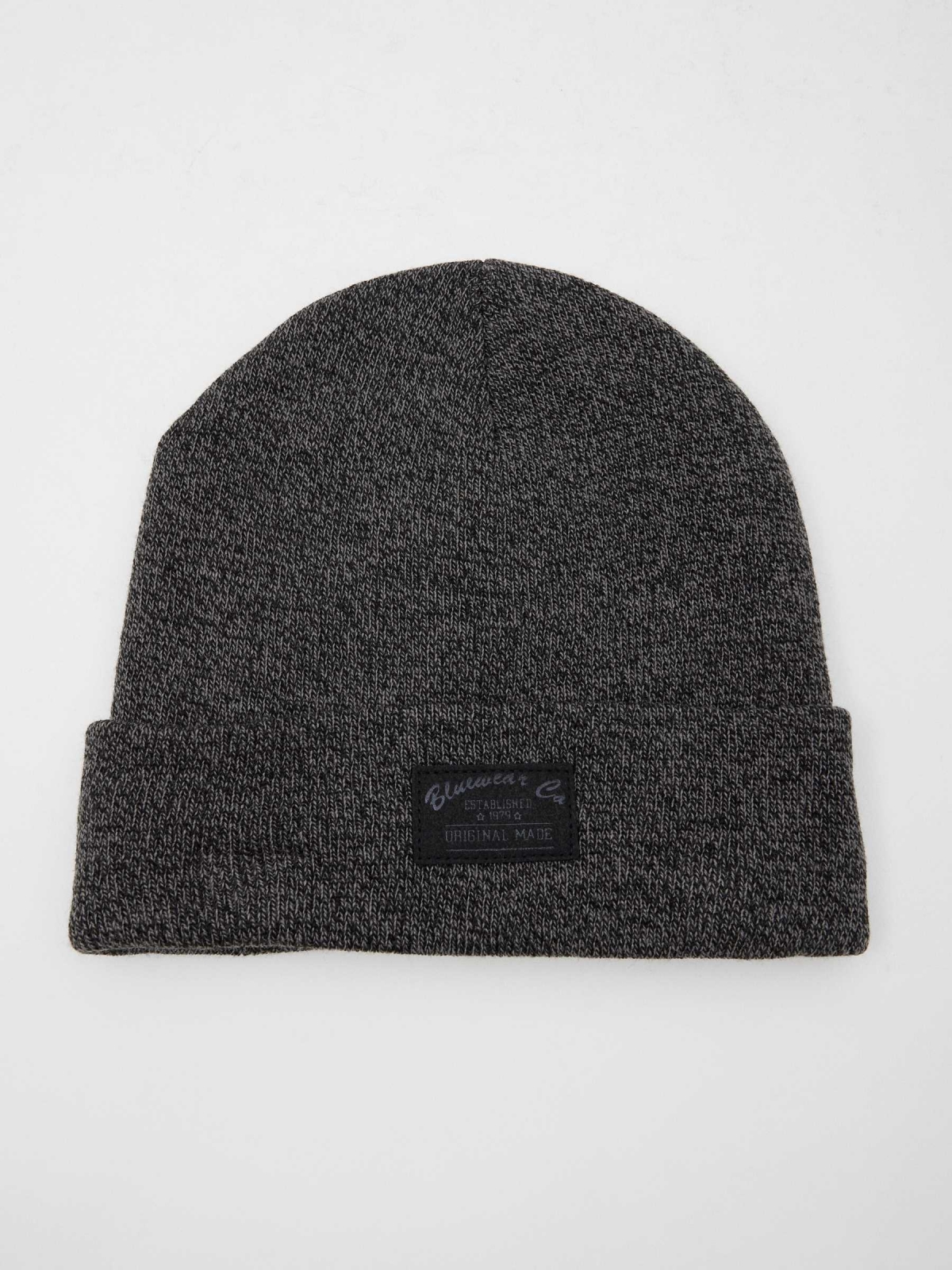 Gorro gris oscuro de hombre