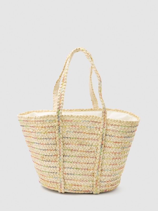 Bolso shopper yute beige