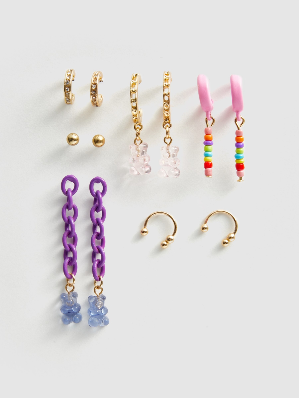 Funny earrings set