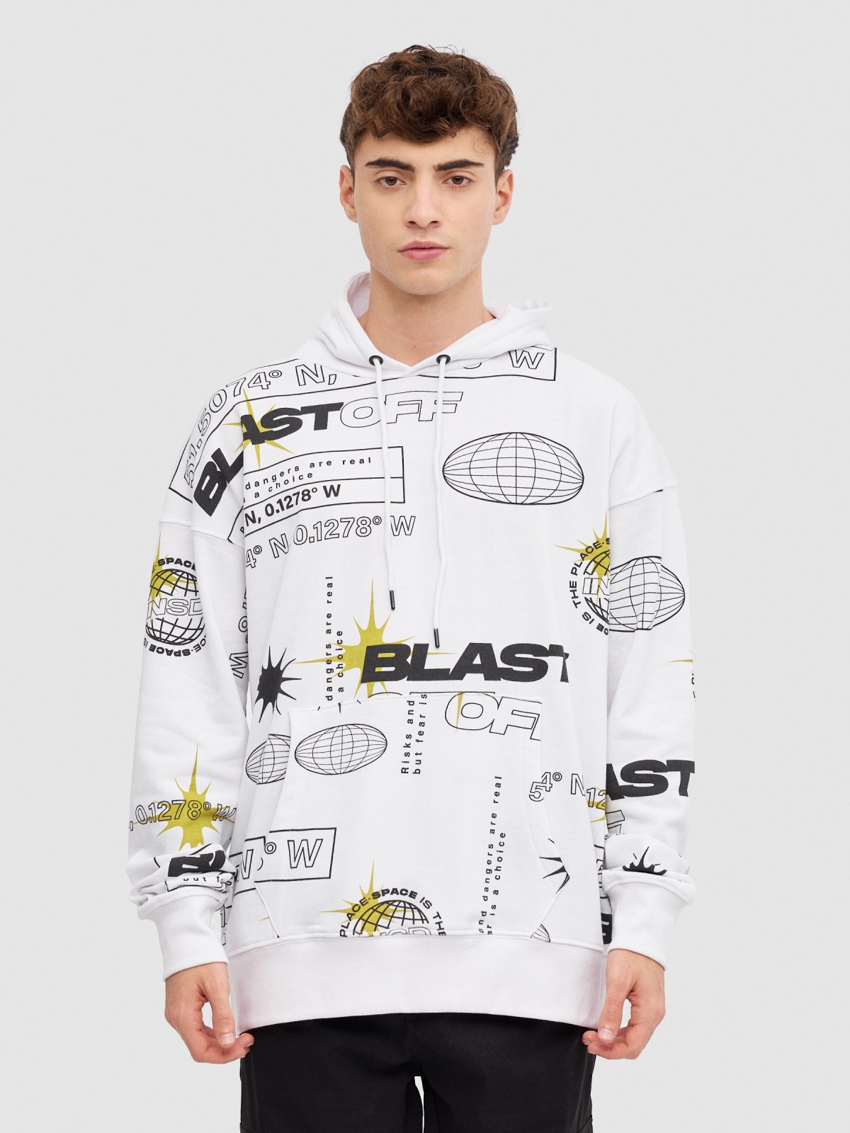 Graphic hooded sweatshirt