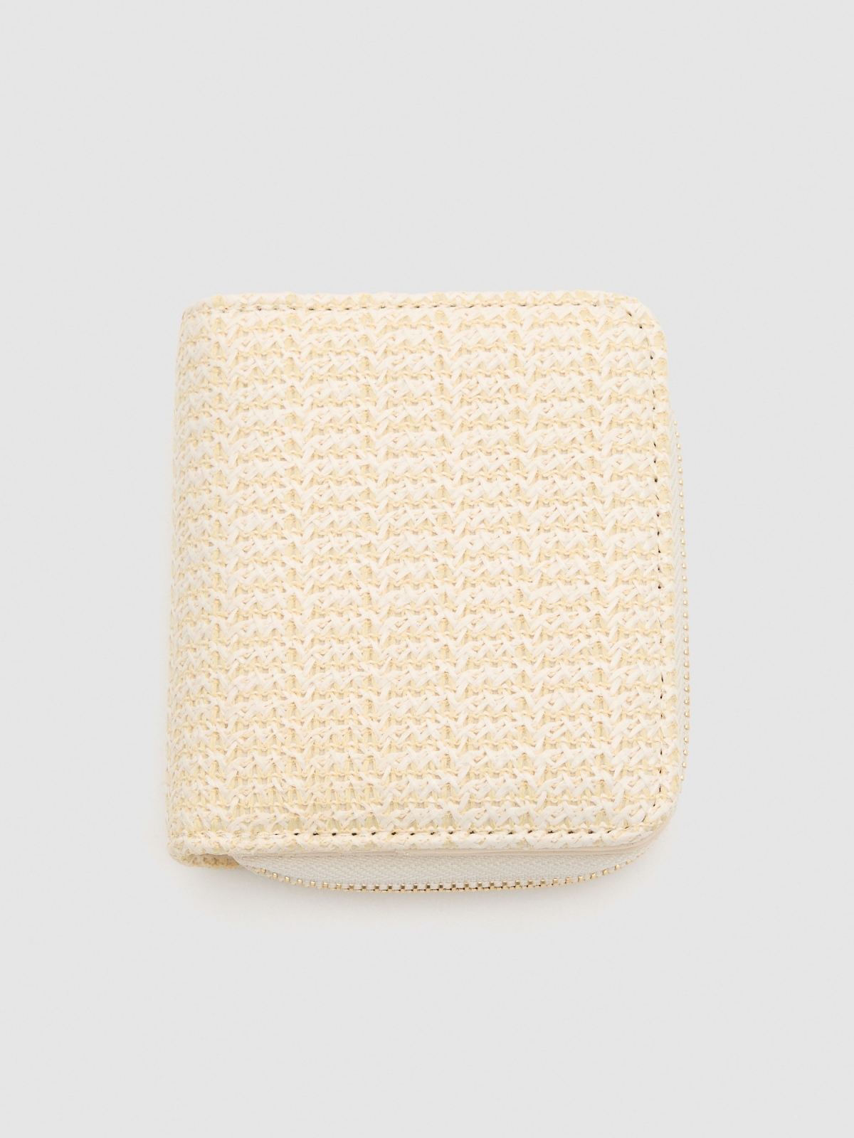 Raffia wallet