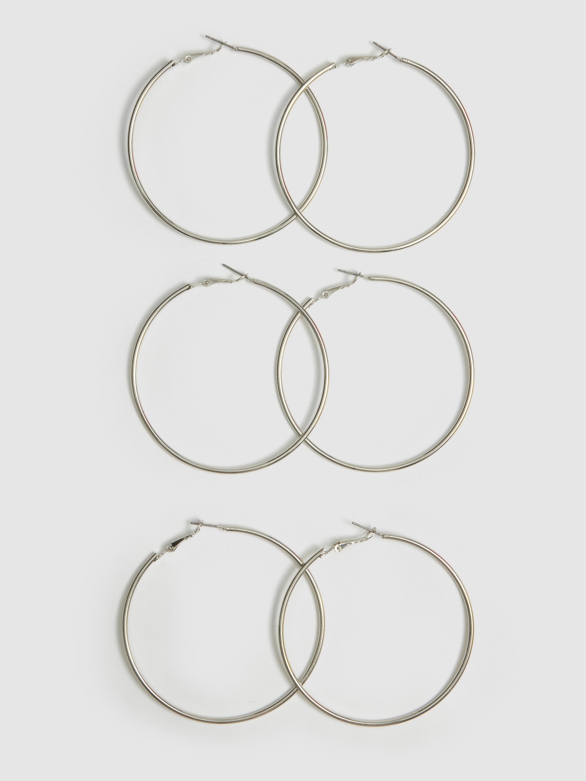 Set 3 hoop earrings