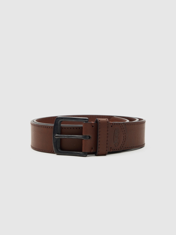 Brown leatherette belt