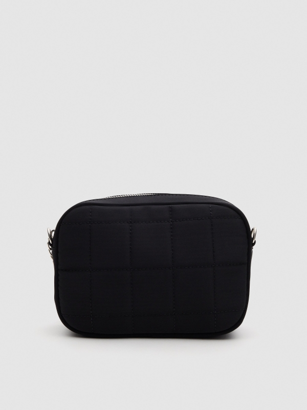 Saco de ombro básico preto