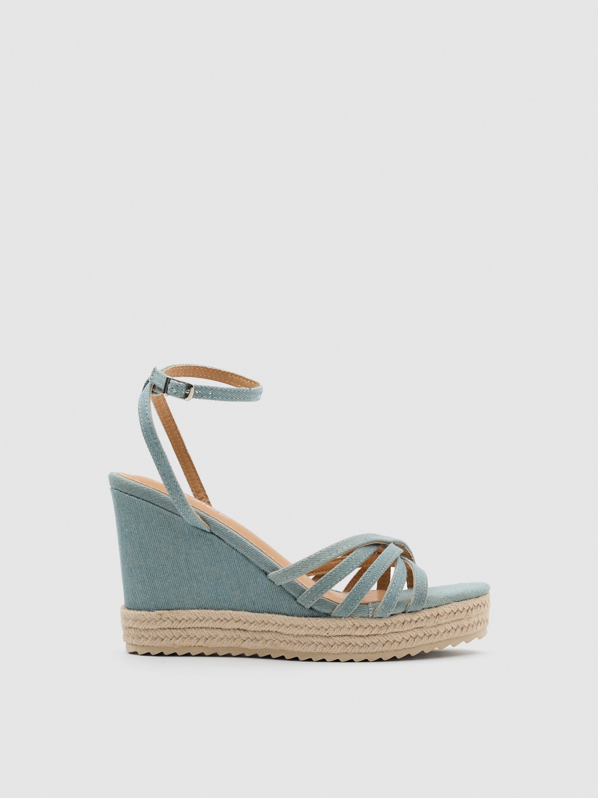 Denim wedge aquamarine