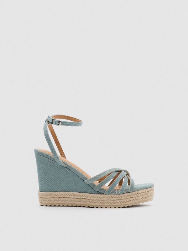 Denim wedge aquamarine