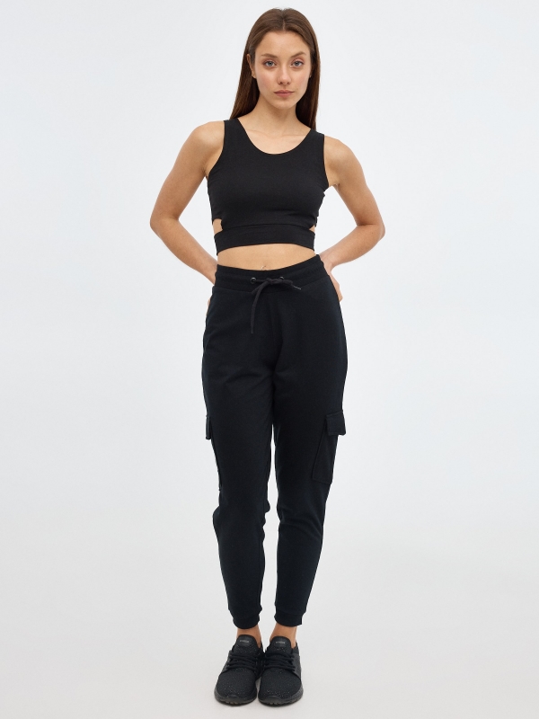 Pantalón jogger de felpa