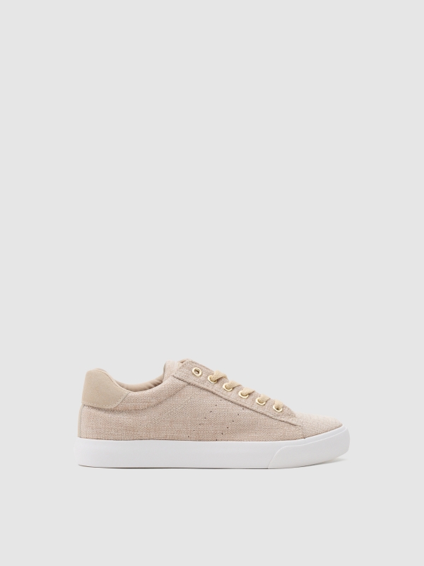 Natural canvas sneaker