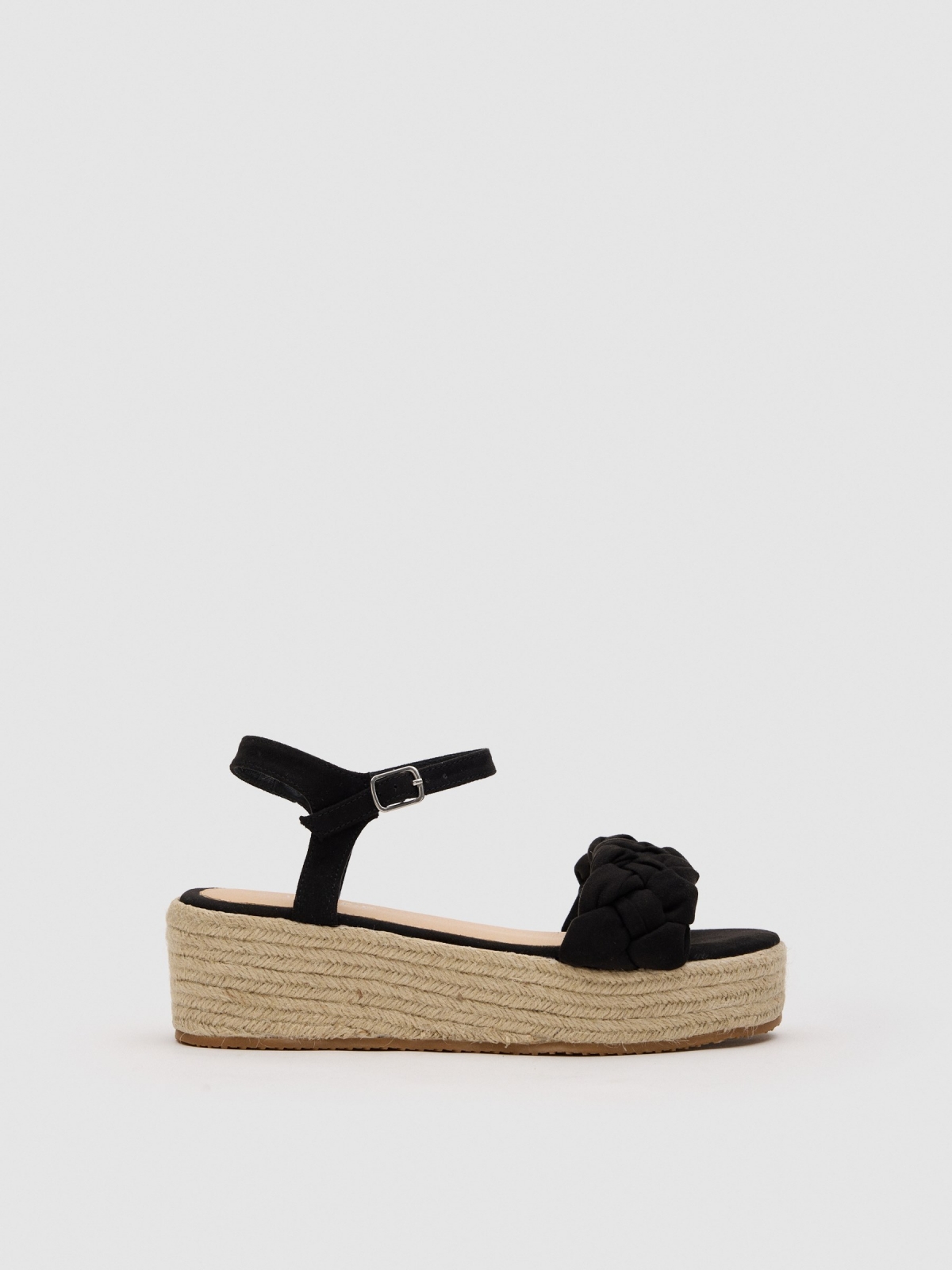 Jute platform black